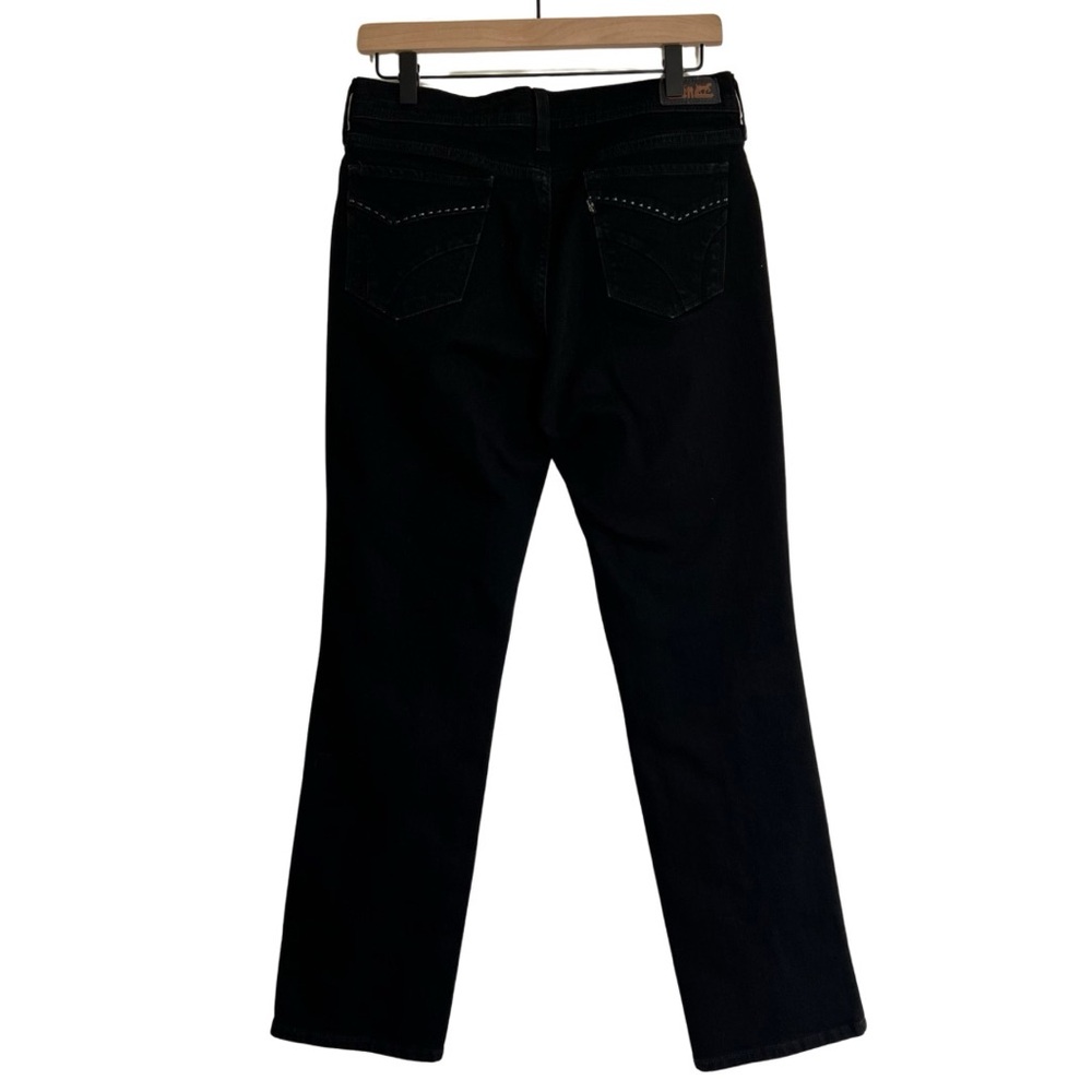 Levi's Black Straight Leg Women's Jeans - Picture 3 of 13